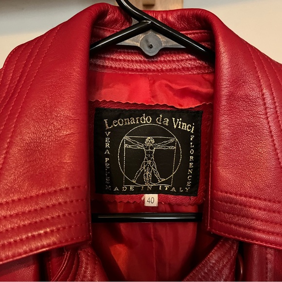 Vera Pelle Leonardo Da Vinci leather jacket - Picture 2 of 3